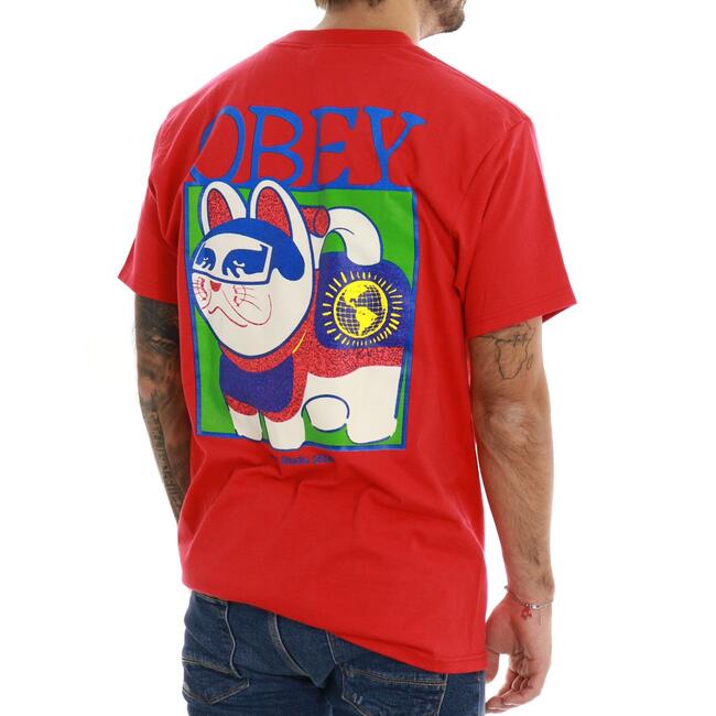 T-SHIRT LUCKY CAT OBEY - Mad Fashion | img vers.650x/